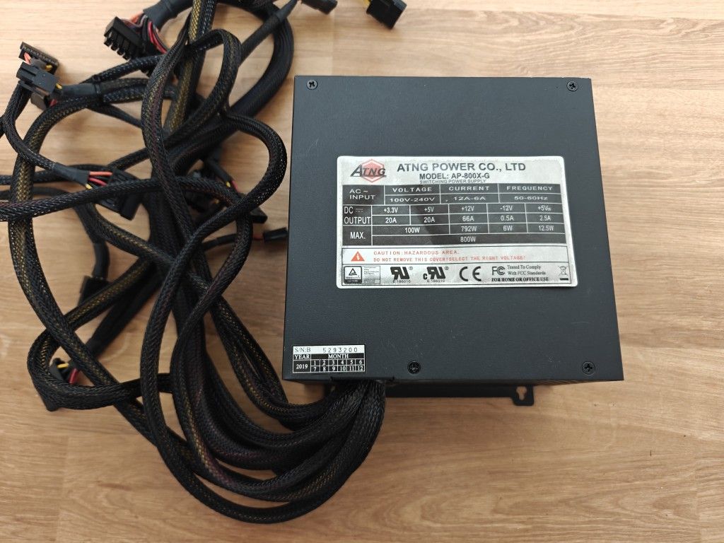 Power Supply 800w For Gaming Pc Desktop Computer 