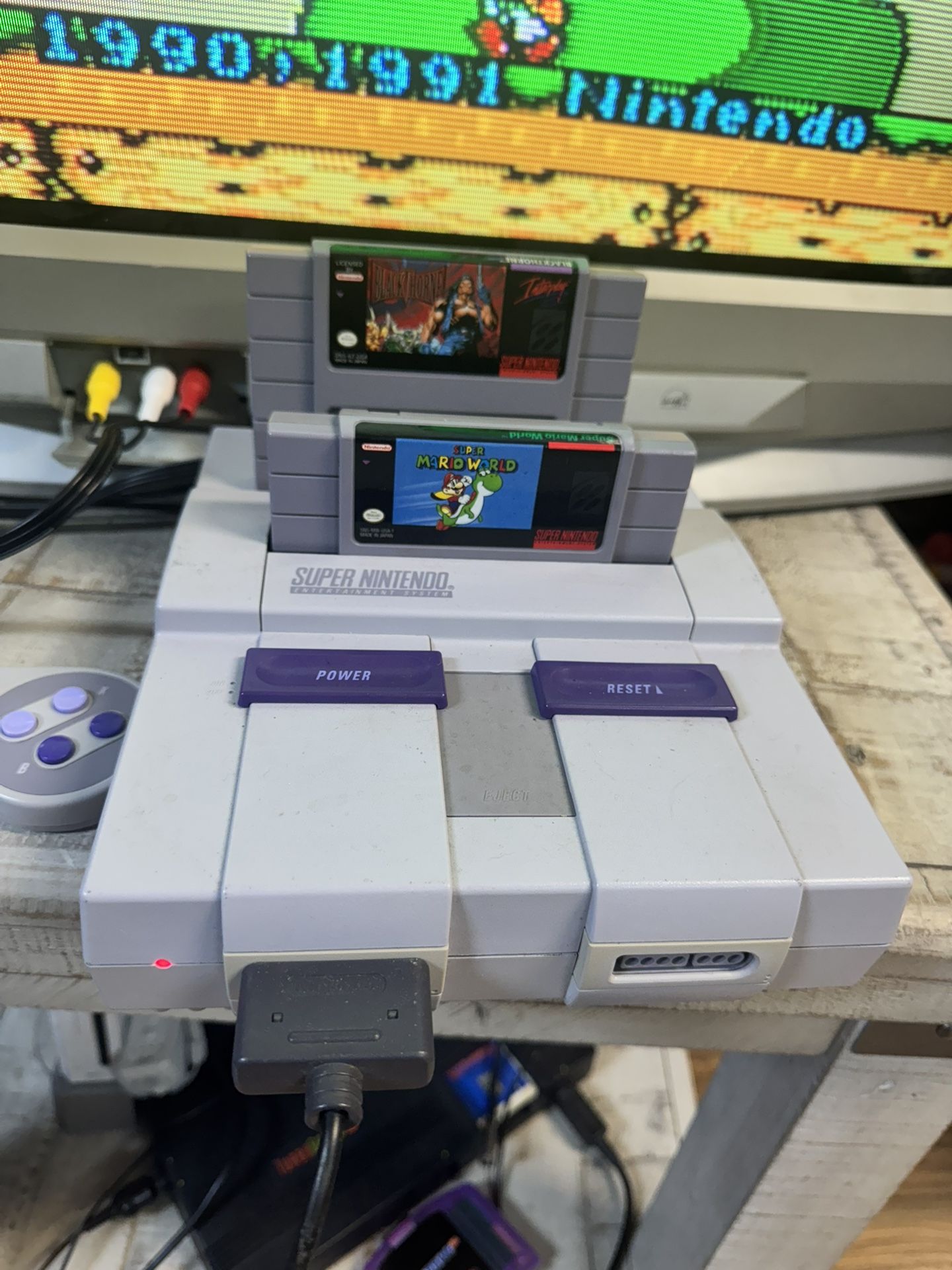 Super Nintendo W/ 2 Games