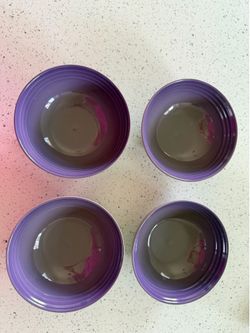 Le Creuset Ultra Violet Cereal Bowls – Set of 4-New