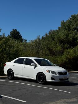 2009 Toyota Corolla Le Sedan White