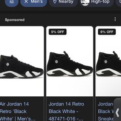 Jordan 14 Black And White