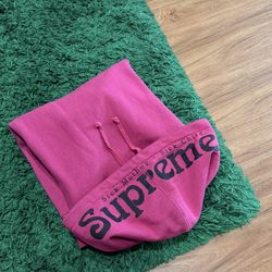 Supreme – Sick Mother Sick Child Hoodie – Magenta – Small – PreOwned