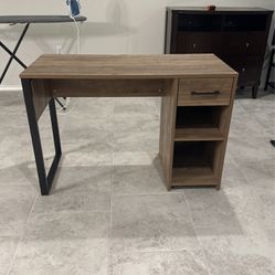 Light Brown Wooden Desk