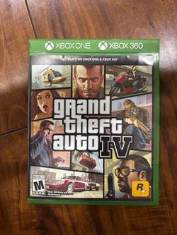 Grand Theft Auto IV GTA 4 Xbox 360 & Xbox One