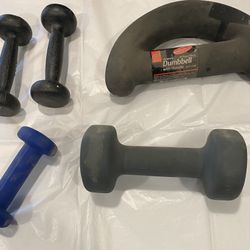 Five Piece Set Dumbbells