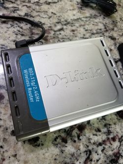 D-link router & modem