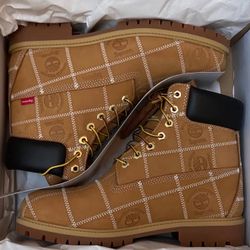 Supreme Timberland Patchwork 6” Premium Boots Sz 10