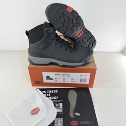 Brunt The Ryng 6" Comp Toe Boots Mens Size 10.5 Black Waterproof Work Safety