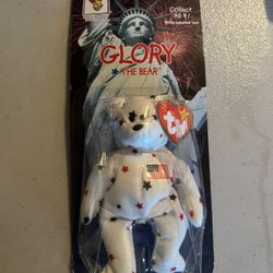 The Bear Beanie Baby New In The Box,introduced May 30, 1998 ,birth Date July 4,1997 ! 