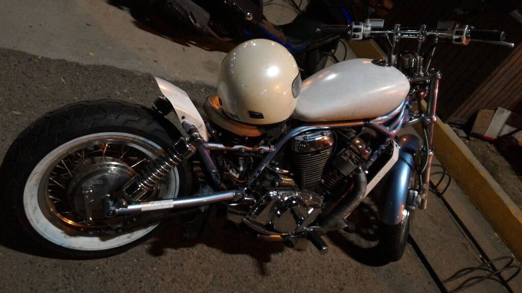 Motorcycle Suzuki bobber