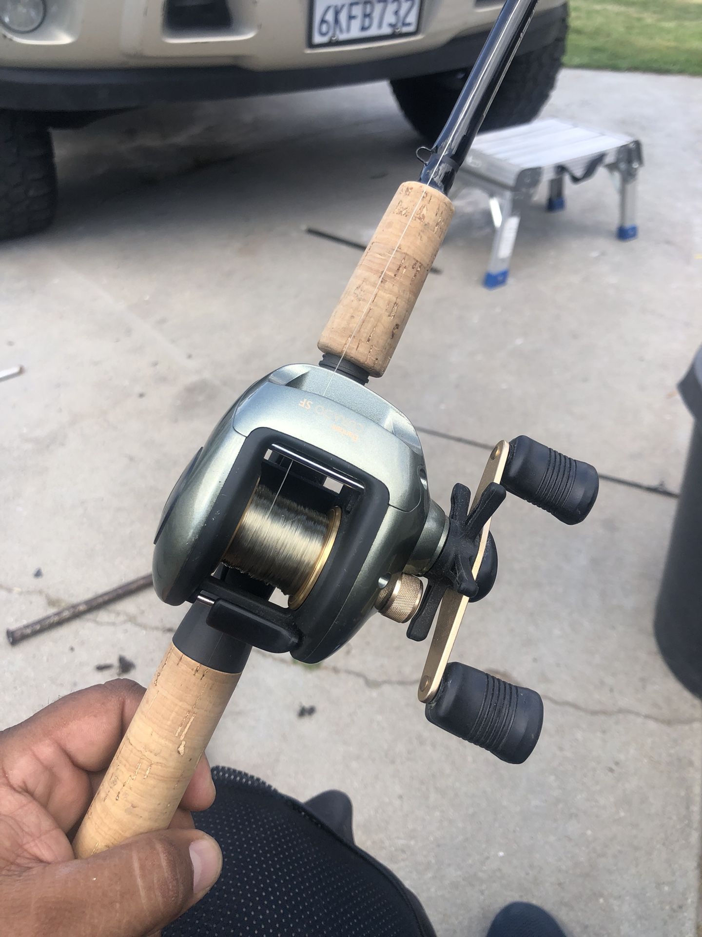 G•Loomis Fishing pole, and Shimano Baitcaster