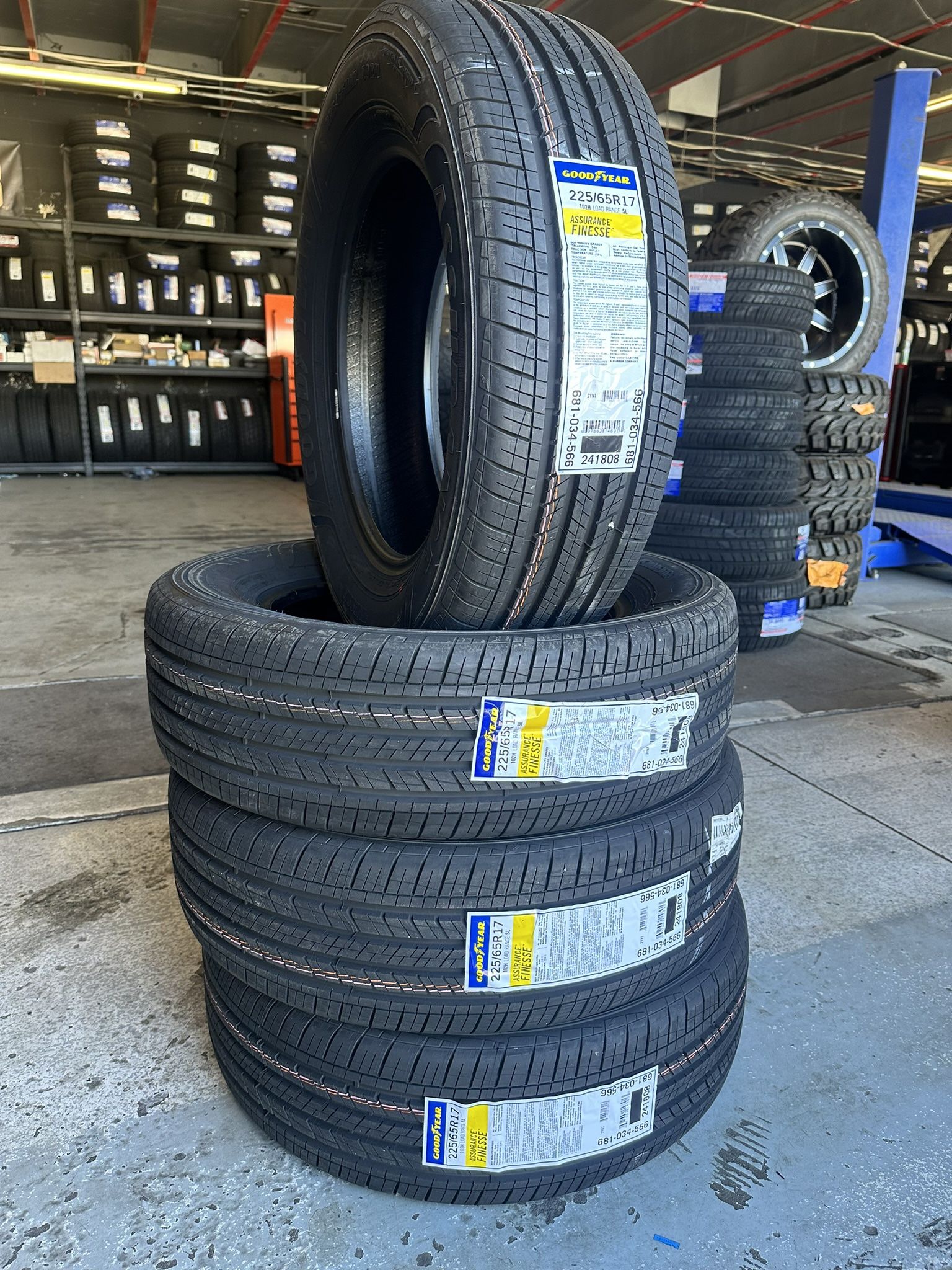 225/65/17 New Set Of Goodyear Tires Installed