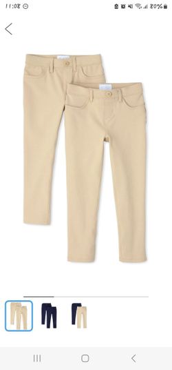 Girls Uniform Ponte Knit Pull-On Jeggings 2-Pack