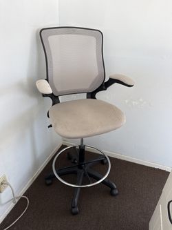Adjustable Swivel Counter Height Drafting Chairs, Set of 2