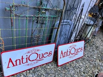 Vintage Antique Metal Signs