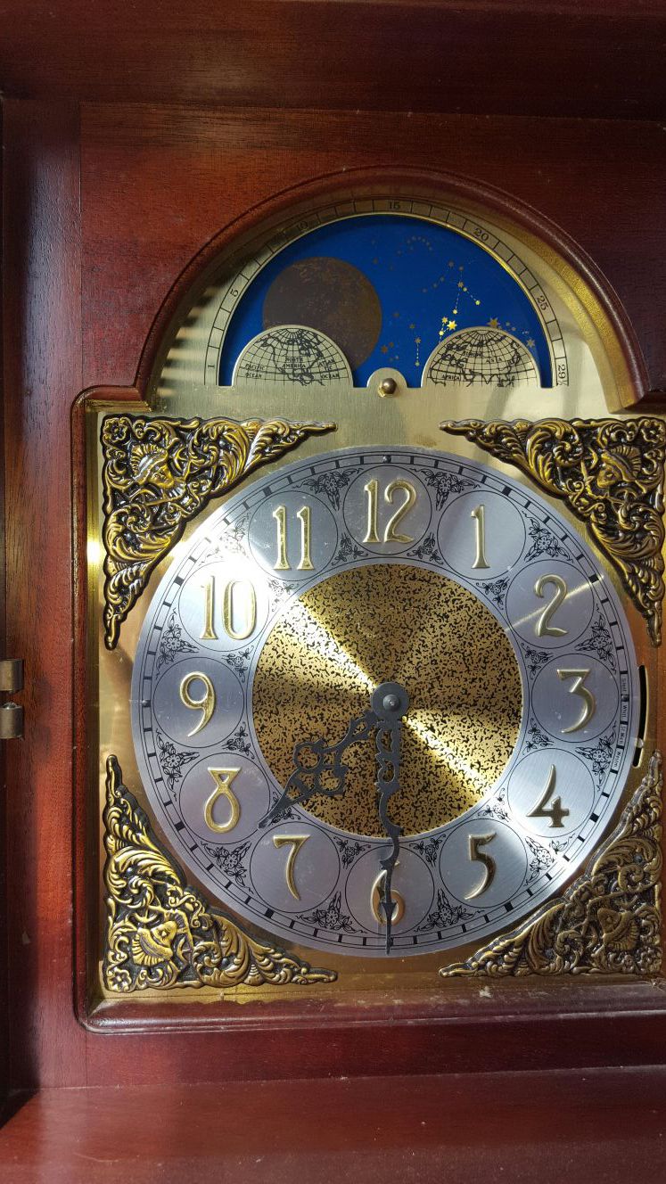 Antique german grandfather clock