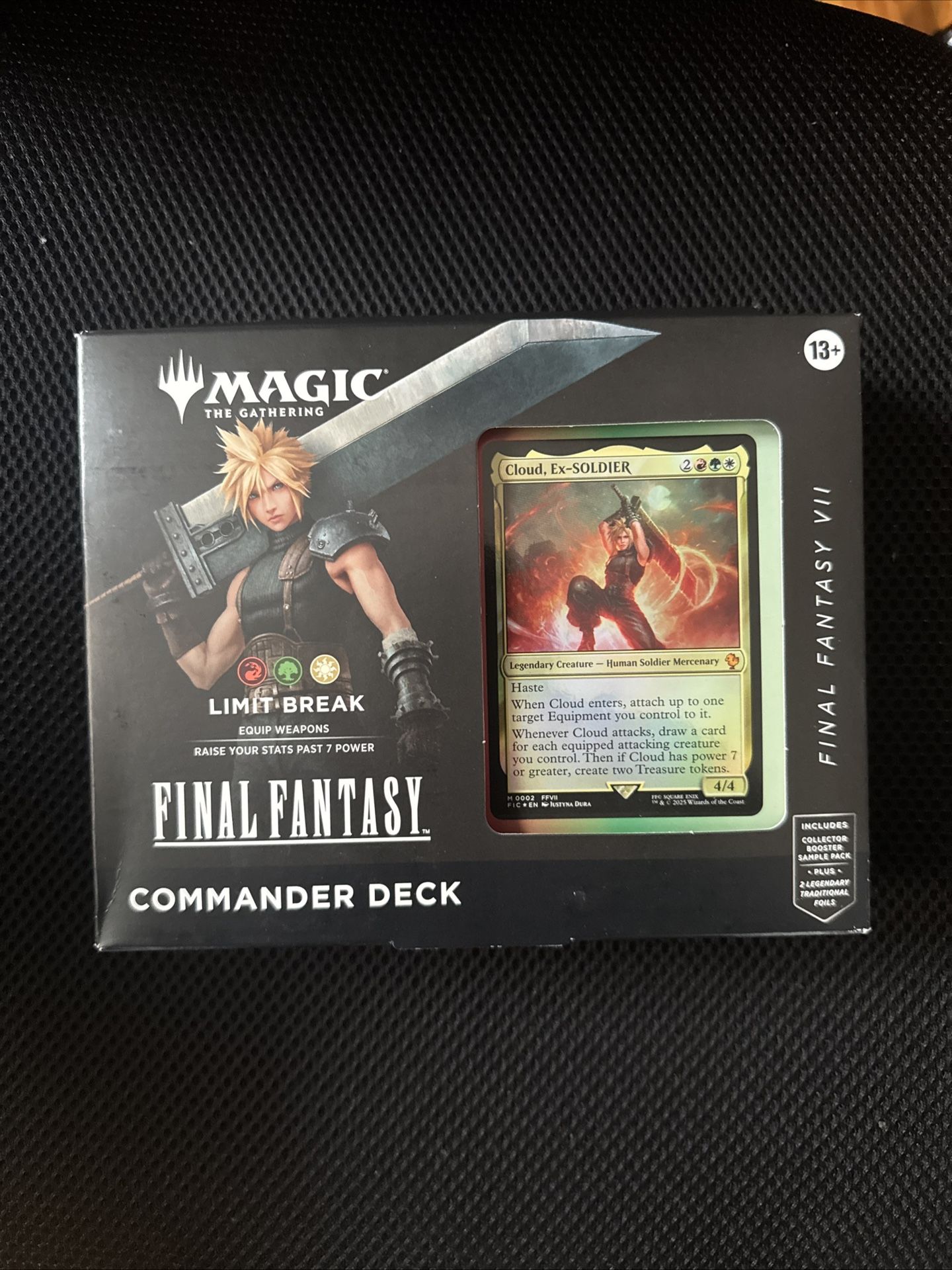 Magic: The gathering (MTG) Final fantasy VII Limit break commander deck new