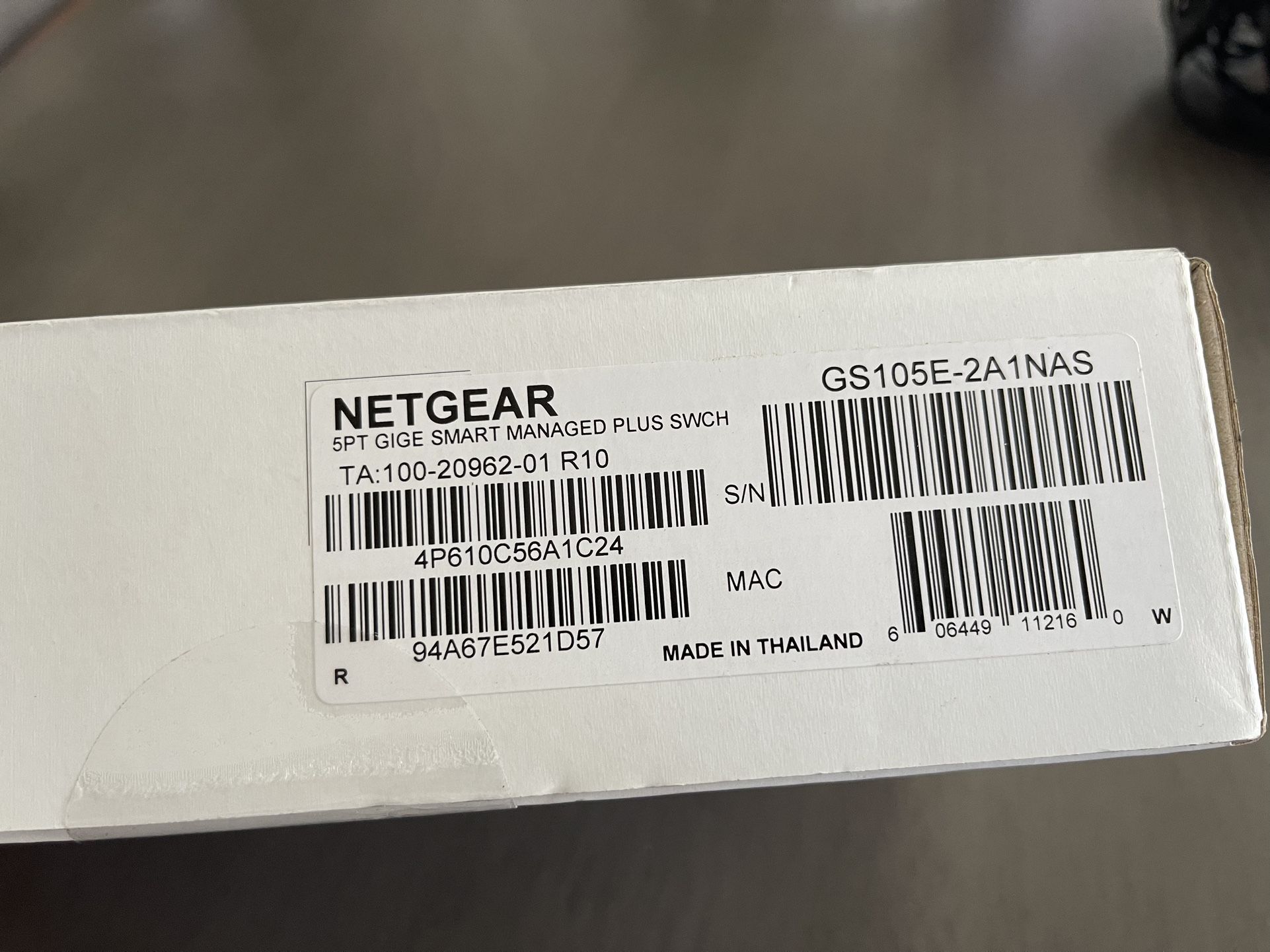 Netgear Switch 5 Ports