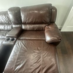 Game Room Leather Couches