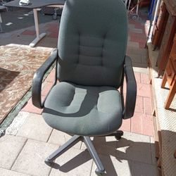 Green Swivel Office Chair $35 OBO