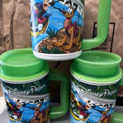 Walt Disney World Disney Parks Whirley Drink Works Travel Mug Plastic Cup. 20fl Oz Refillable