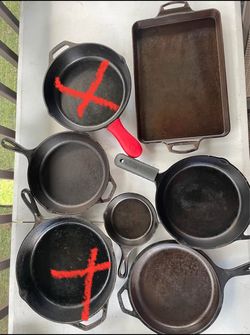 5 Piezas  Cast Iron LODGE USA 