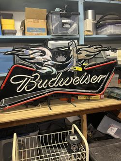 Flying Eagle Budweiser Neon Sign