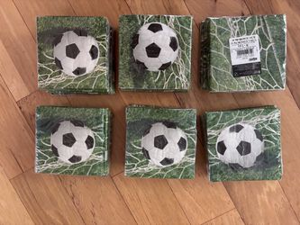 Soccer Theme Party Napkins