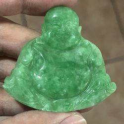 Big JADE BUDDHA Pendant 