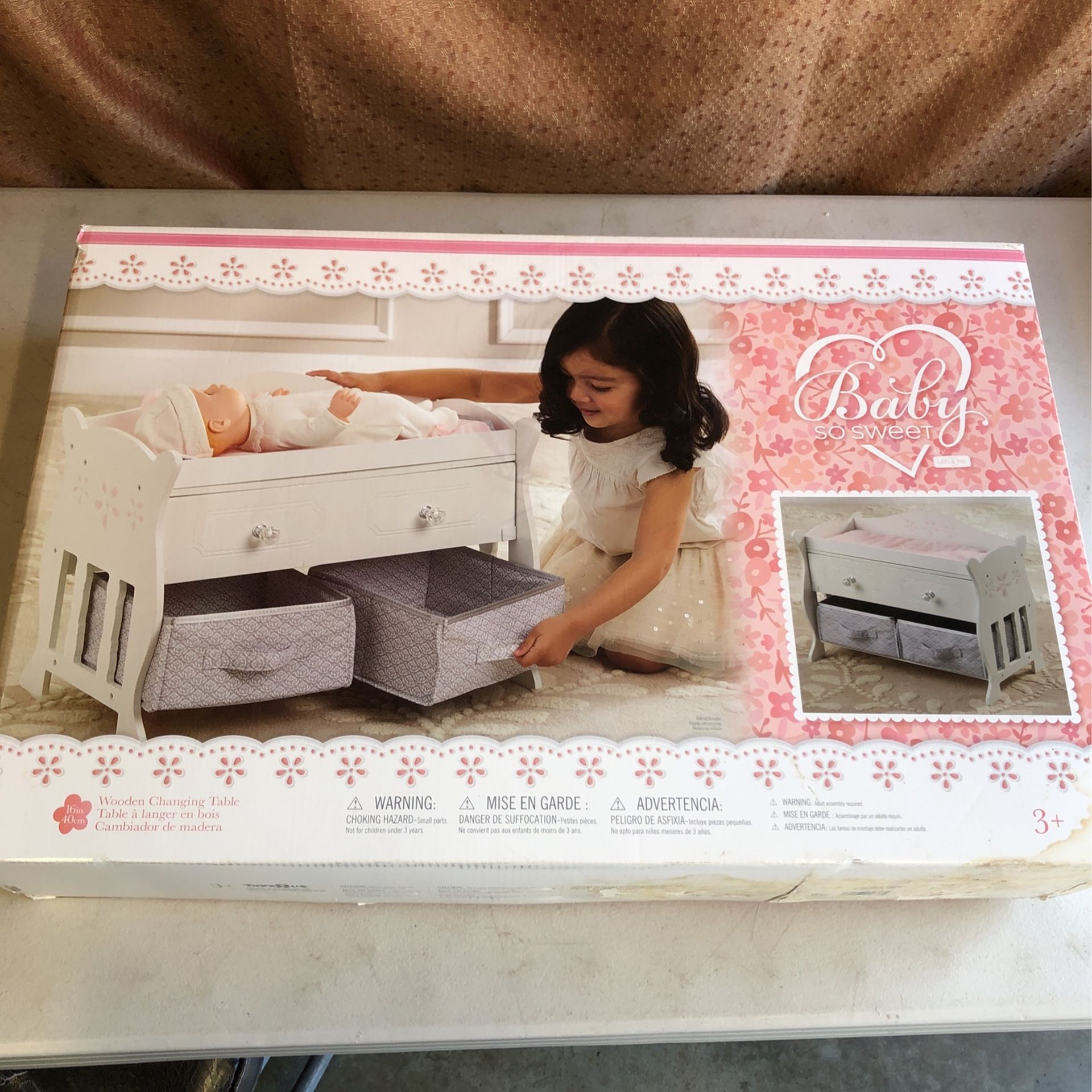 Baby So Sweet Changing Table NEW