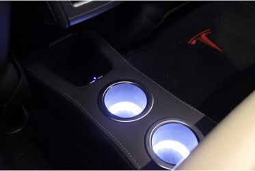 EVamped Rear Cupholder( USB And Lighted) Tesla model S 2012-2020