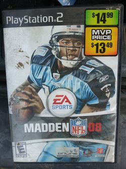 Play station 2 game Madden NFL 2008