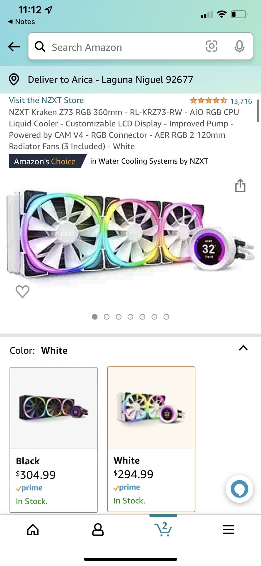NZXT Kraken Z73 (read Description)