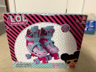 L.O.L. Surprise Adjustable Quad Skates Kids J10-J13