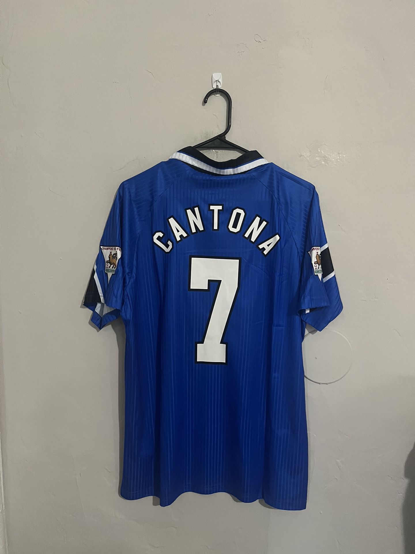 Manchester United 1996-97 3rd Cantona Jersey Large