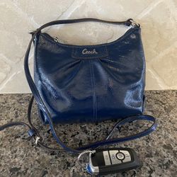 Small Dark Blue Coach