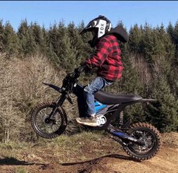 HAPPYRUN G300 SE Mini Electric Dirt Bike Teens Adults Electric Bike with Mid-Drive 48V 26AH Removable Battery with Hydraulic Brakes (26AH Dirt Bike
