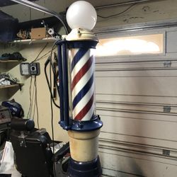 Sidewalk Barber Pole 1930’s