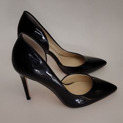 Jessica Simpson Patent Leather d'Orsay Heels Pumps 8.5 Black