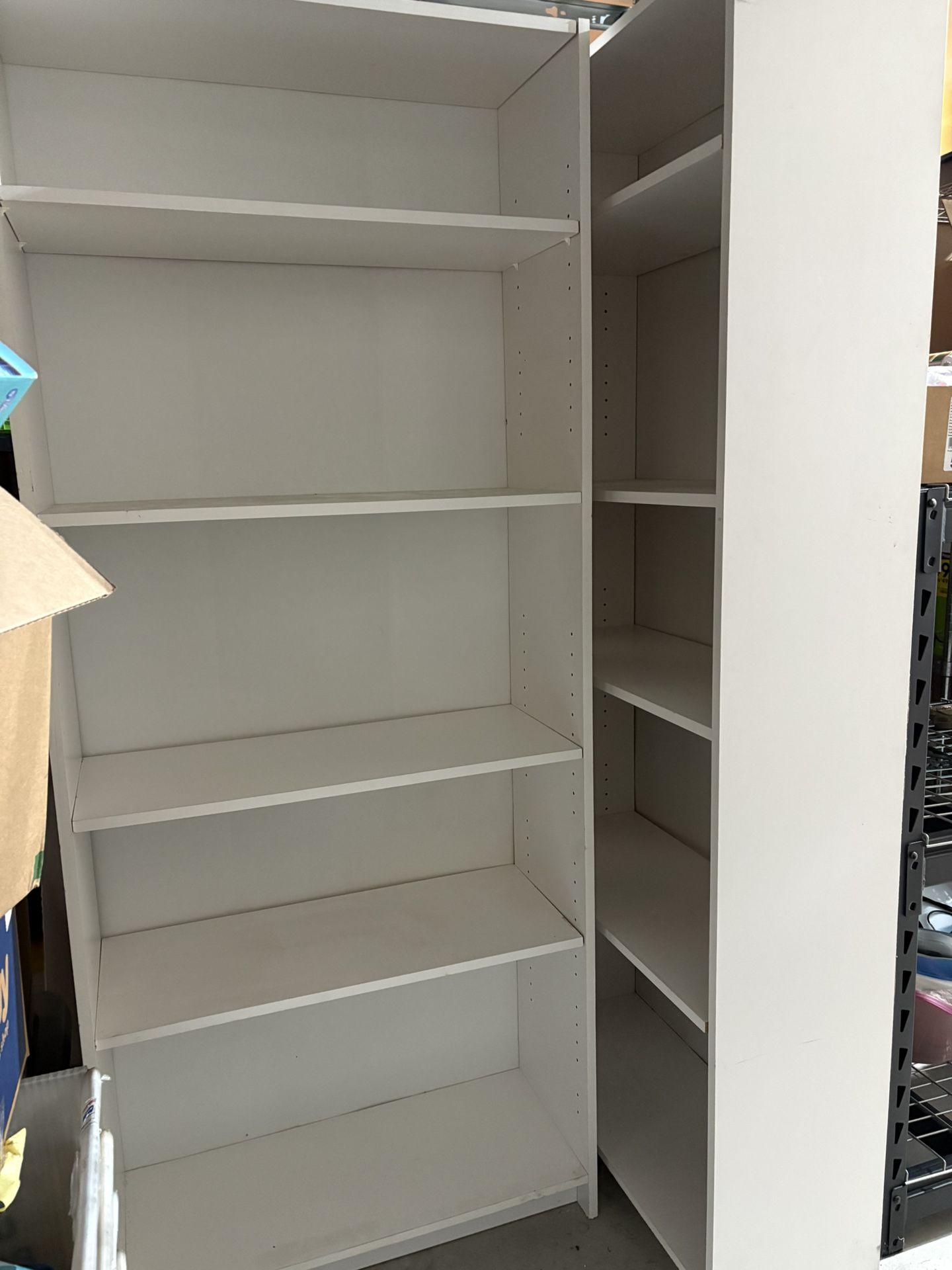 White Bookcases