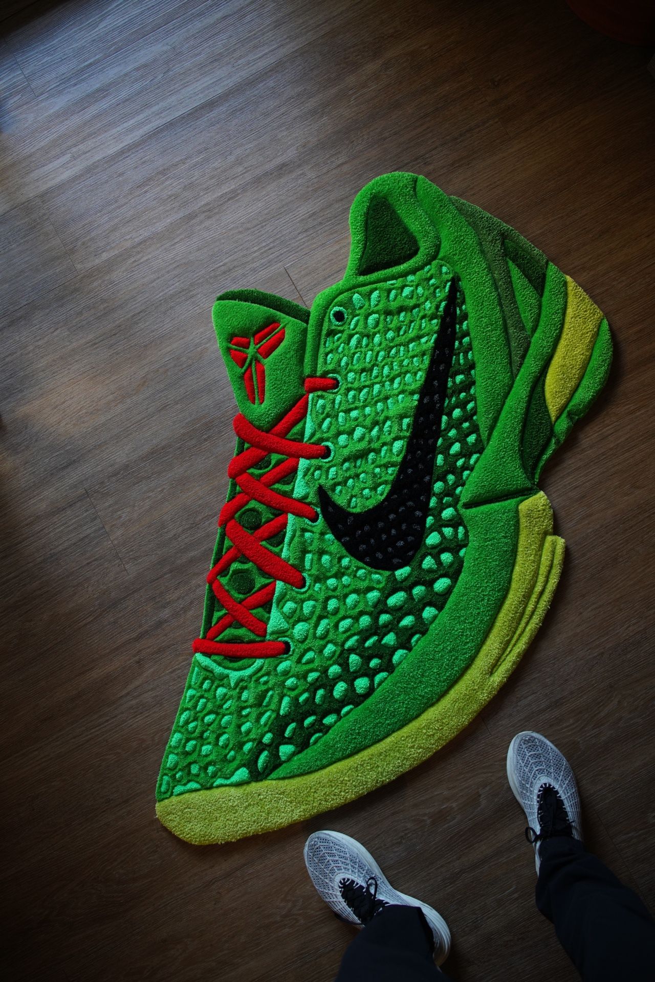 Kobe 6 Grinch Rug