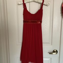 Red Dress Small Junior Like New
