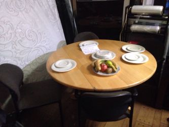 Table and 4 chairs