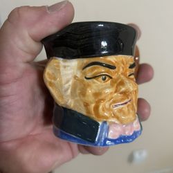 Vintage  Toby Mug Old Englishman Creamer 