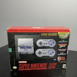 Super Nintendo Classic Edition with 2 SNES Controllers