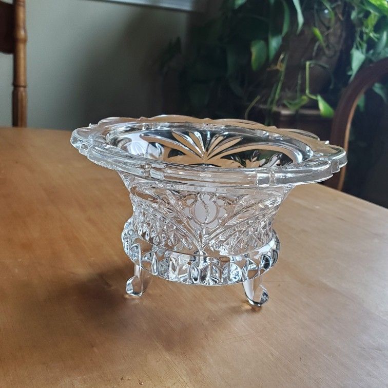 Vintage German Lead Crystal Candy Dish