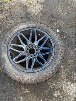4 Midnight Blue Aftermarket Aluminum 5 Lug Dodge Rims