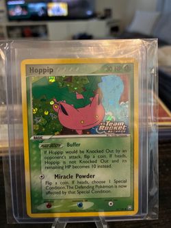 Pokemon Hoppip Holo Pokemon Card EX Team Rocket Returns