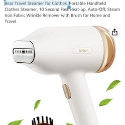 new Bear Travel Steamer for Clothes, 