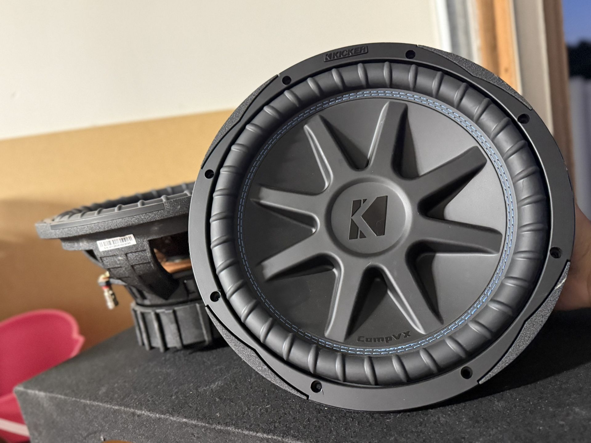 Pair KICKER CompVX 12” dual voice coil ✅✅